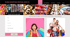 Desktop Screenshot of dubaishoppingfestival2017.com