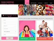 Tablet Screenshot of dubaishoppingfestival2017.com